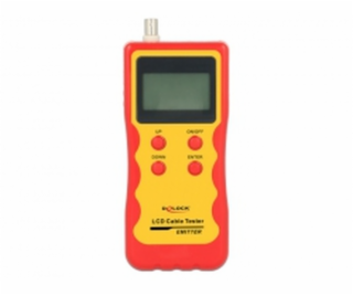 DeLOCK LCD Kabeltester RJ45 / RJ12 / BNC / USB