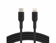 PVC USB-C to Lightning 1m čierny kábel