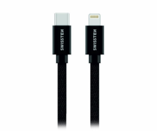 Swissten Kabel Textile Usb-C/Lig 1,2M Bk