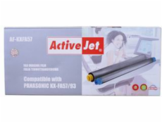 Activejet AF-KXFA57 thermal transfer film for Panasonic fax; Panasonic KX-FA57E replacemen; Supreme; black