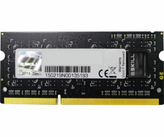 SO-DIMM 4 GB DDR3-1066, Arbeitsspeicher