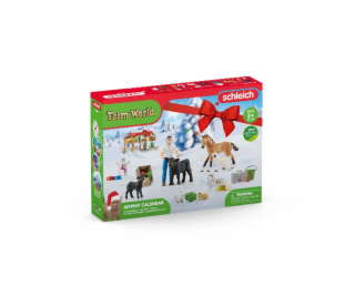 Schleich 98643 adventný kalendár domáce zvieratá Farm World