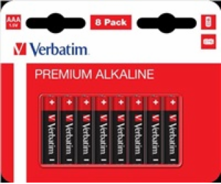 VERBATIM Alkalické baterie AAA, 8 PACK , LR03