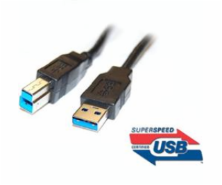 PREMIUMCORD kabel USB 3.0, Super-speed 5Gbps A-B, 9pin, 3m