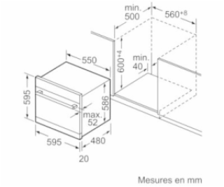 Bosch SCE52M75EU vstavaná umývačka riadu