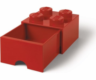 LEGO Brick Drawer 4 rot, Aufbewahrungsbox