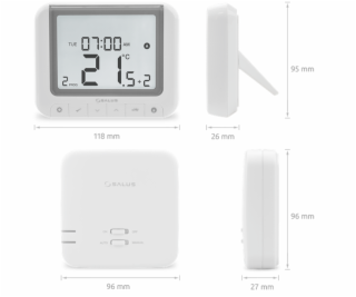 Salus RT520RF bezdrôtový termostat