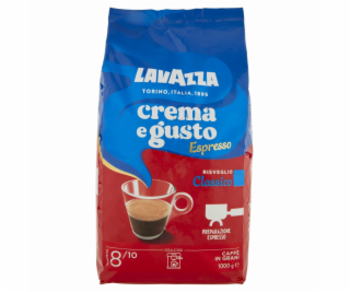 Lavazza Crema E Gusto 1000 g zrnková káva 1 kg