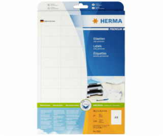 Herma etikety 48,3x25,4 25 Bl. DIN A4 1100 kusov 5051