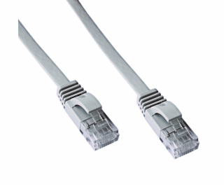 DATACOM Patch kabel UTP CAT6 1m plochý šedý