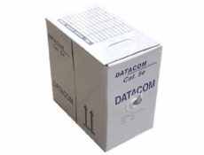 DATACOM FTP Cat5e PVC kabel 100m (lanko) šedý