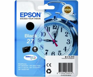 EPSON ink čer Singlepack  Budík  Black 27 DURABrite Ultra...