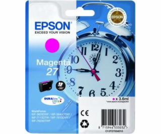 EPSON ink bar Singlepack  Budík  Magenta 27 DURABrite Ult...