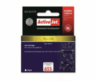 ActiveJet Ink cartridge HP 655 CZ112AE Premium Yellow 12 ...