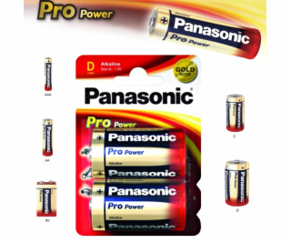 Alkalická baterie D Panasonic Pro Power LR20 2ks