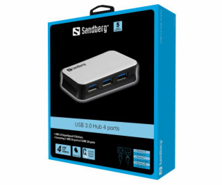 Sandberg 133-72 USB 3.0 Hub 4 Ports