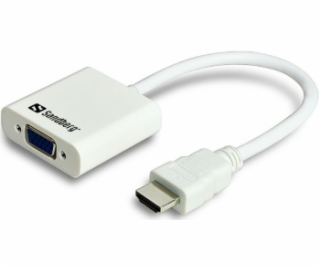 SANDBERG 508-69 Sandberg konvertor HDMI > VGA, bílý