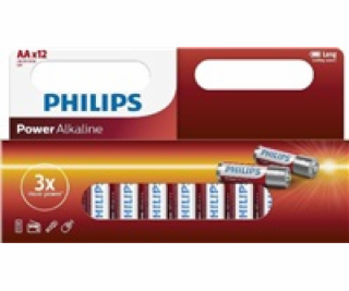 Philips baterie AA Power Alkaline - 12ks 