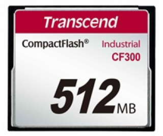 Transcend 512MB INDUSTRIAL CF300 CF CARD, high speed 300X...