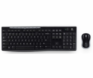 Logitech Wireless Desktop MK270 SK + CZ  layout, black, USB