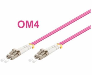 OPTIX LC-LC Optický patch cord 50/125 1m OM4 Duplex