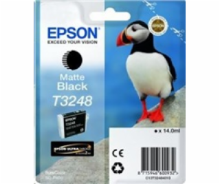 Epson inkoustová náplň/ T3248 / Matte Black