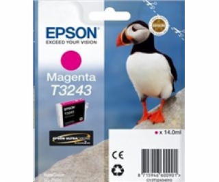 Epson inkoustová náplň/ T3243 / Magenta