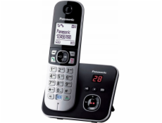 Panasonic KX-TG6821 DECT telefón Caller ID Black Silver