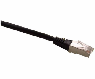 Patch cord FTP cat5e 0,25M černý