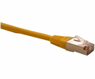 Patch cord FTP cat5e 0,25M žlutý