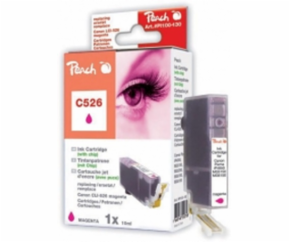 PEACH kompatibilní cartridge Canon CLI-526M, Magenta, 10 ml