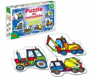 Alexander Puzzle pro miminka - Stavební stroje - 0541