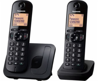 KX-TGC212 Dect Black + přídavné sluchátko