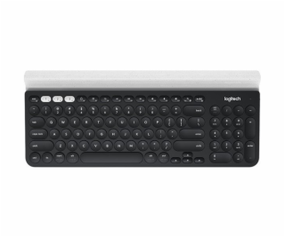 Logitech klávesnice Wireless Keyboard K780, US, šedá/ bílá