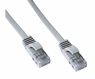 DATACOM Patch cord UTP CAT6 3m šedý FLAT plochý