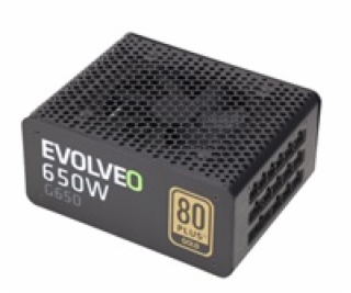 EVOLVEO G650 zdroj 650W, eff 90%, 80+ GOLD, aPFC, modulár...