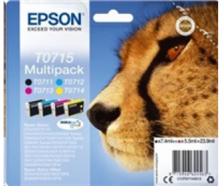 Epson inkoustová náplň/ T0715/ Multipack T0715 DURABrite ...