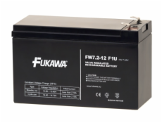 FUKAWA olověná baterie FW 7,2-12 F1U do UPS APC/ AEG/ EATON/ Powerware/ 12V/ 7,2 Ah/ životnost 5 let/ Faston F1-4,7mm