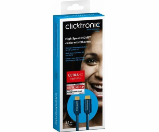 ClickTronic HQ OFC kabel HDMI High Speed s Ethernetem, zl...