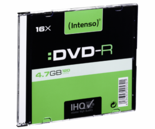 1x10 Intenso DVD-R 4,7GB 16x Speed, Slimcase