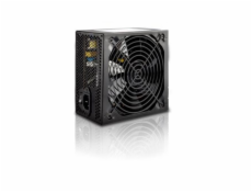 CRONO zdroj PS500Plus/Gen2/ 500W/ 14cm fan/ 4x SATA/ druhá generace/ aktivní PFC/ retail balení/ 85+ Bronze/ černý