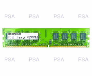 2-Power 4GB PC2-6400U 800MHz DDR2 Non-ECC CL6 DIMM 2Rx8 (...