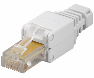 Konektor RJ45 8pinů Cat5e - montáž bez nástroje