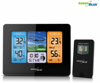 Greenblue GB526 digital weather station Black Battery