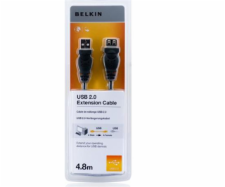 BELKIN USB 2.0 prodluž. kabel A-A, standard, 4,8 m