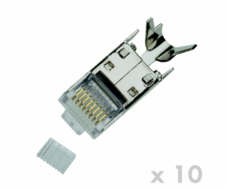 DATACOM Plug STP CAT7(6A) 8p8c- RJ45 drát (10ks)