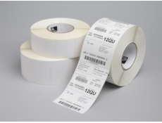 Label. Polyester, 76x25mm; Thermal Transfer, Z-Ultimate 3000T White, Permanent Adhesive, 25mm Core