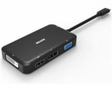 PremiumCord mini DisplayPort 1.2 na HDMI 2.0 kabel pro rozlišení 4Kx2K@60Hz, 1m