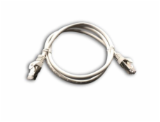 DATACOM Patch cord S/FTP CAT6A 1m šedý