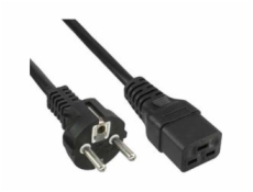 PremiumCord Kabel síťový k počítači 230V 16A 1,5m IEC 320 C19 konektor